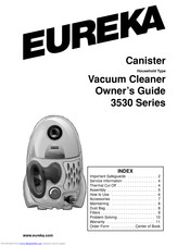 EUREKA 3530 Series Owner's Manual