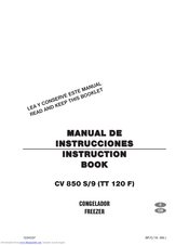 Corbero CV850S/9 (TT 120 F) Instruction Book