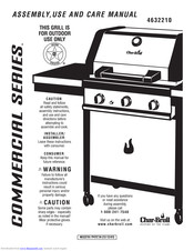 Char-Broil 4632210 Assemble And Care Manual
