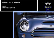 Mini COOPER,  COOPER Owner's Manual