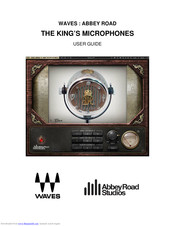 Waves ABBEY ROAD THE KING'S MICROPHONES User Manual