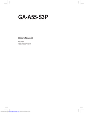 GIGABYTE GA-A55-S3P User Manual