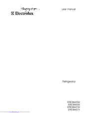 Electrolux ERE38412W User Manual
