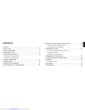 Citizen E21 Instruction Manual