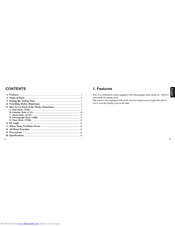 Citizen C45 Instruction Manual