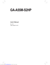 GIGABYTE GA-A55M-S2HP User Manual