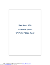 GLOFIISH X800 User Manual