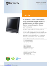 AG Neovo TS-17R Specifications
