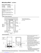 KitchenAid KUIS18PNJ Spefications