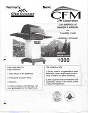 CFM BLACKSTONE 1000 Owner's Manual