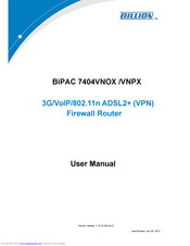 Billion BiPAC 7404VNPX User Manual