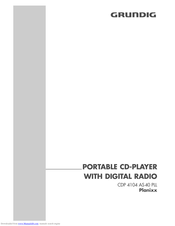 GRUNDIG CDP 4104 AS40 PLL Planixx User Manual