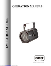 COEF EMULATION STROBE Operation Manual