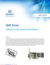 Qlogic 2600 series Specifications