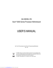 GIGABYTE GA-5BXWL-RH User Manual