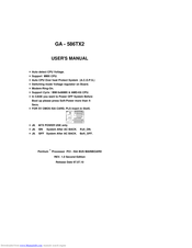 GIGABYTE GA-586TX2 User Manual