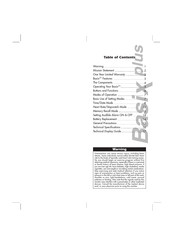 ACUMEN BASIX PLUS Mount Instruction Manual