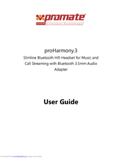 Promate proHarmony.3 User Manual