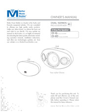 Better Music Builder O-6 Owner's Manual