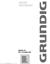 Grundig XEPHIA 42 PW 110-6606 TOP User Manual