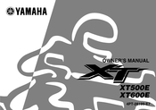 Yamaha XT600E Owner's Manual