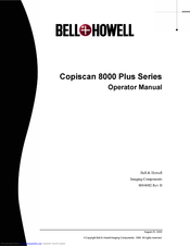 Bell and Howell Copiscan 8000 Plus Series Operator's Manual