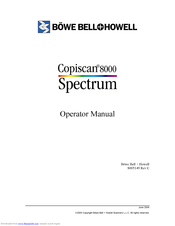 Bell and Howell 8000 Operator's Manual