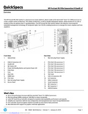 HP ProLiant ML350e Generation 8 Specification