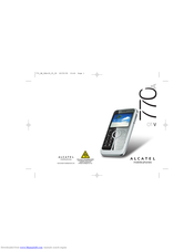ALCATEL OT-V770A User Manual