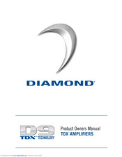 Diamond D9 & TDX TECHNOLOGY Owner's Manual