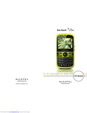 ALCATEL One Touch Tribe User Manual