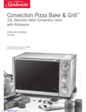 Sunbeam Convection Pizza Bake & Grill BT7000 Instruction Booklet
