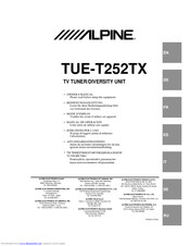 ALPINE TUE-T252TX Owner's Manual