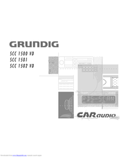 GRUNDIG SCC 1501 User Manual