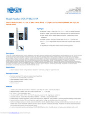 Tripp Lite PDU3VSR6H50A Specifications