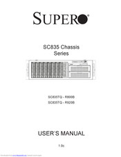 Supero SC835TQ - R920B User Manual