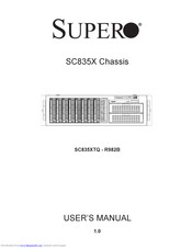 Supero SC835XTQ-R982B User Manual