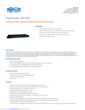 Tripp Lite B007-008 Specifications