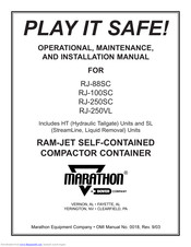 Marathon RJ-100SC User Manual
