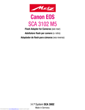 Metz SCA 3102 M5 User Manual
