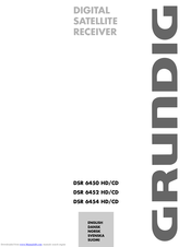 GRUNDIG DSR 6450 HD/CD User Manual