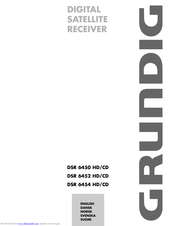 GRUNDIG DSR 6454 HD/CD User Manual