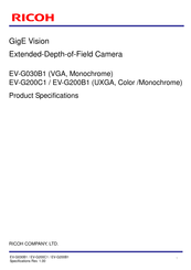 Ricoh EV-G200B1 Specifications