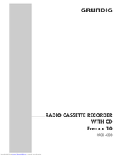 Grundig Freaxx 10 RRCD 4303 User Manual