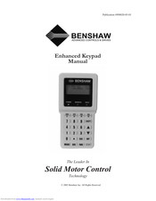 BENSHAW ENHANCED KEYPAD Manual