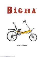 BIGHA BIKE Owner's Manual