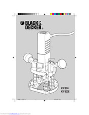 Black & Decker KW800 User Instructions