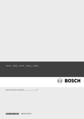 BOSCH NKN6 Series Instruction Manual