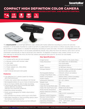 SecurityMan SmartCamDVR Specifications