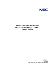 NEC Express5800/110Ri-1 User Manual